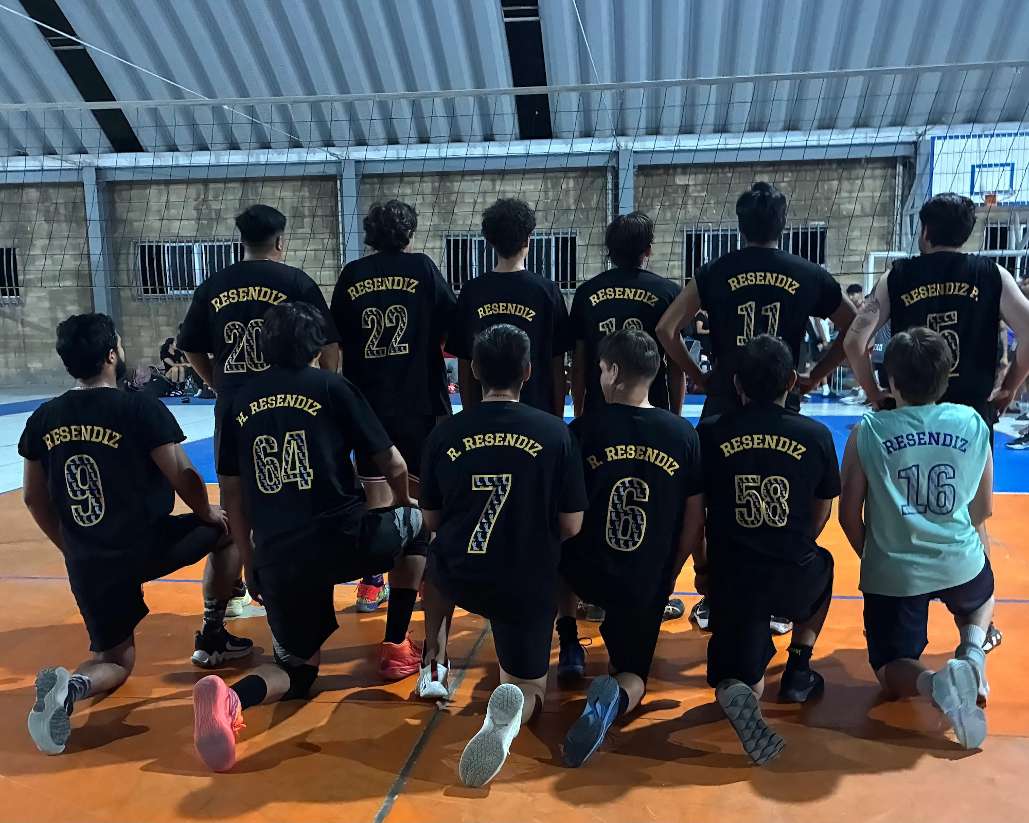 Equipo Halcones JR Espalda